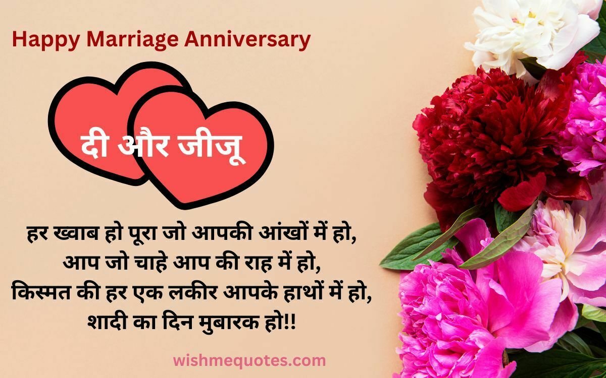 51 + Best Happy Anniversary Wishes In Hindi