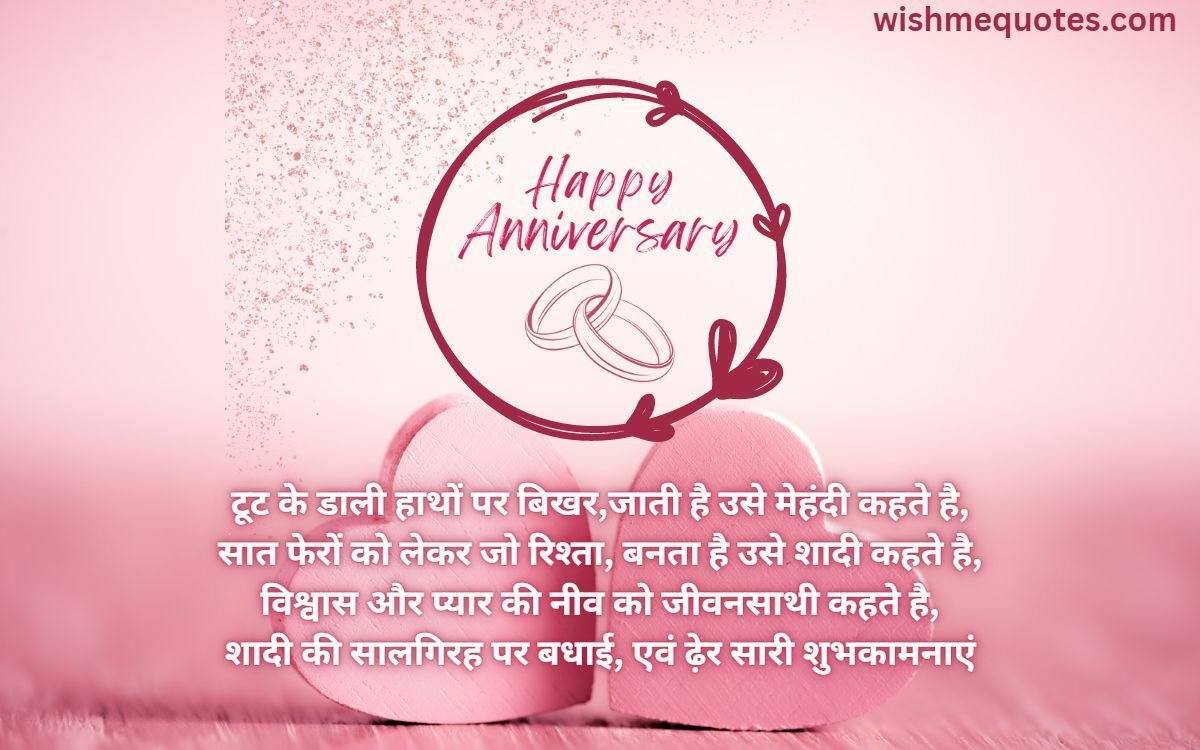 Happy Anniversary Quotes In Hindi 
