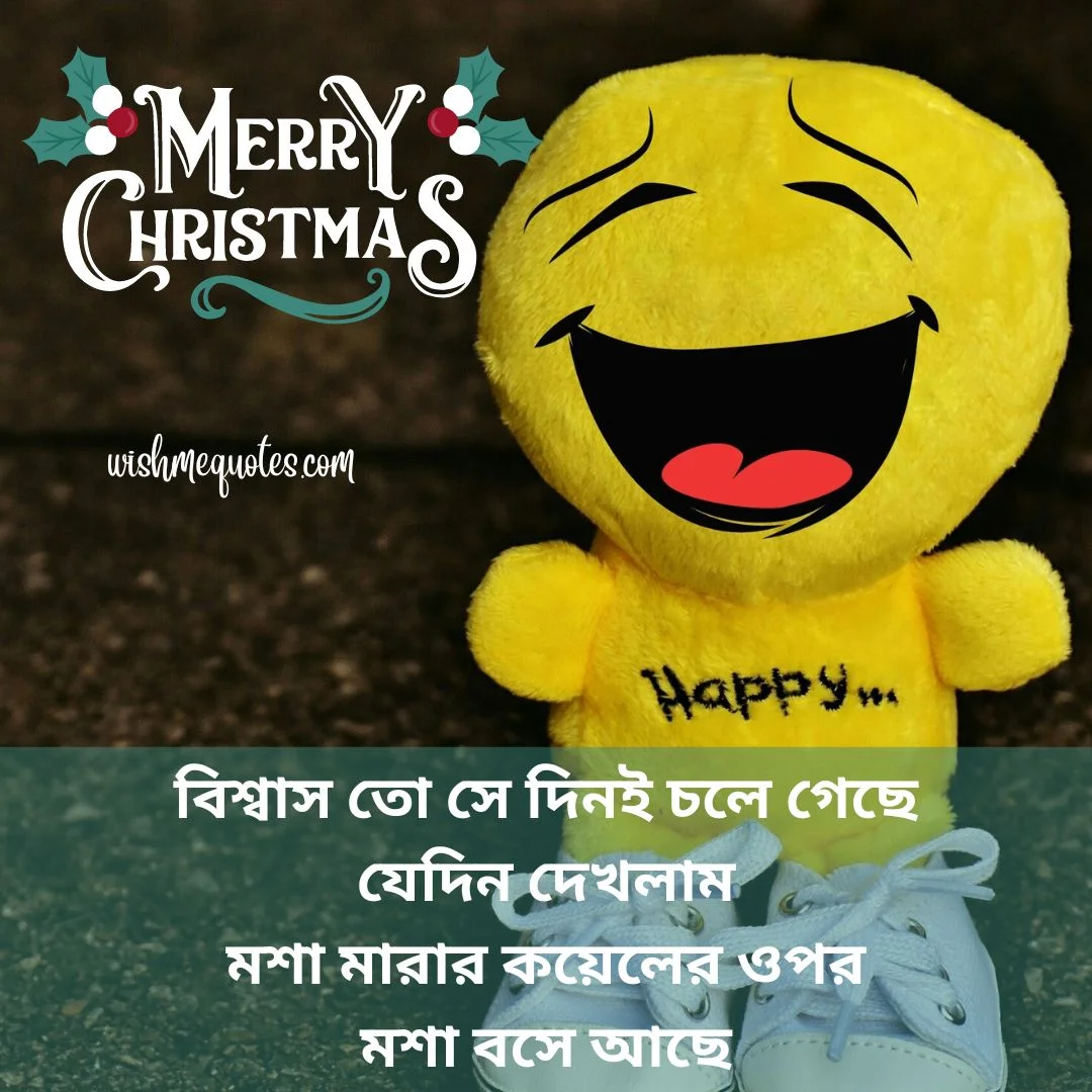 Merry Christmas Funny wishes In Bengali