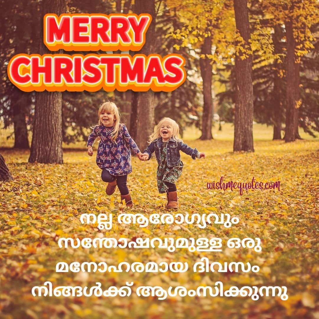 Christmas Quotes in Malayalam for Sister 