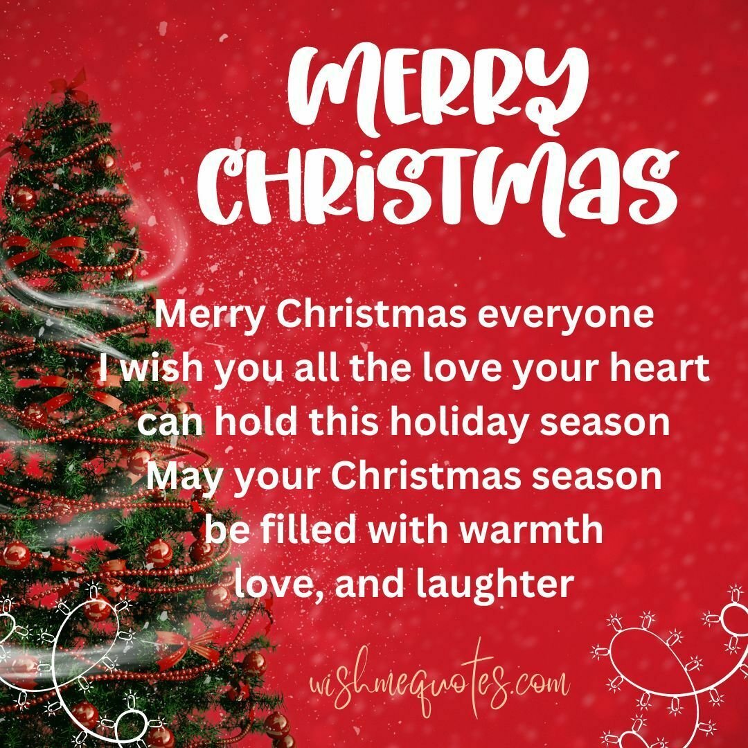 Happy Merry Christmas Quotes in English
