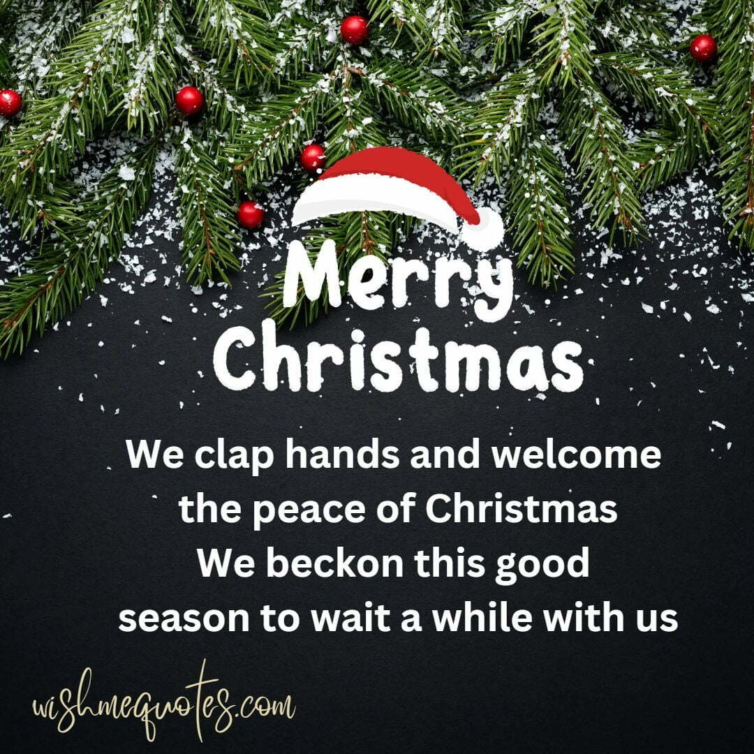 Christmas Wishes Text in English Quotes