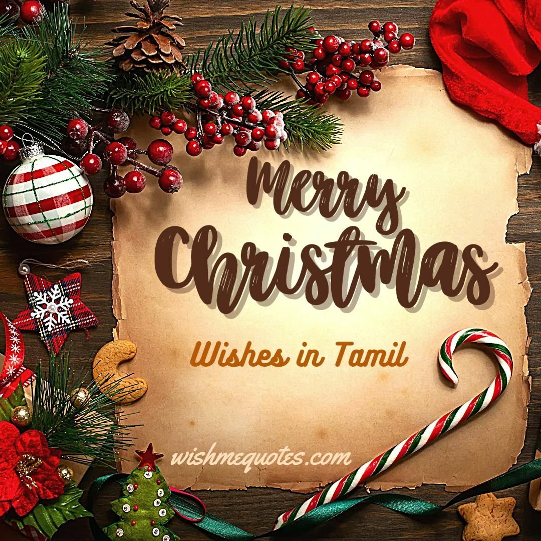 51+ Best Happy Merry Christmas Wishes in Tamil