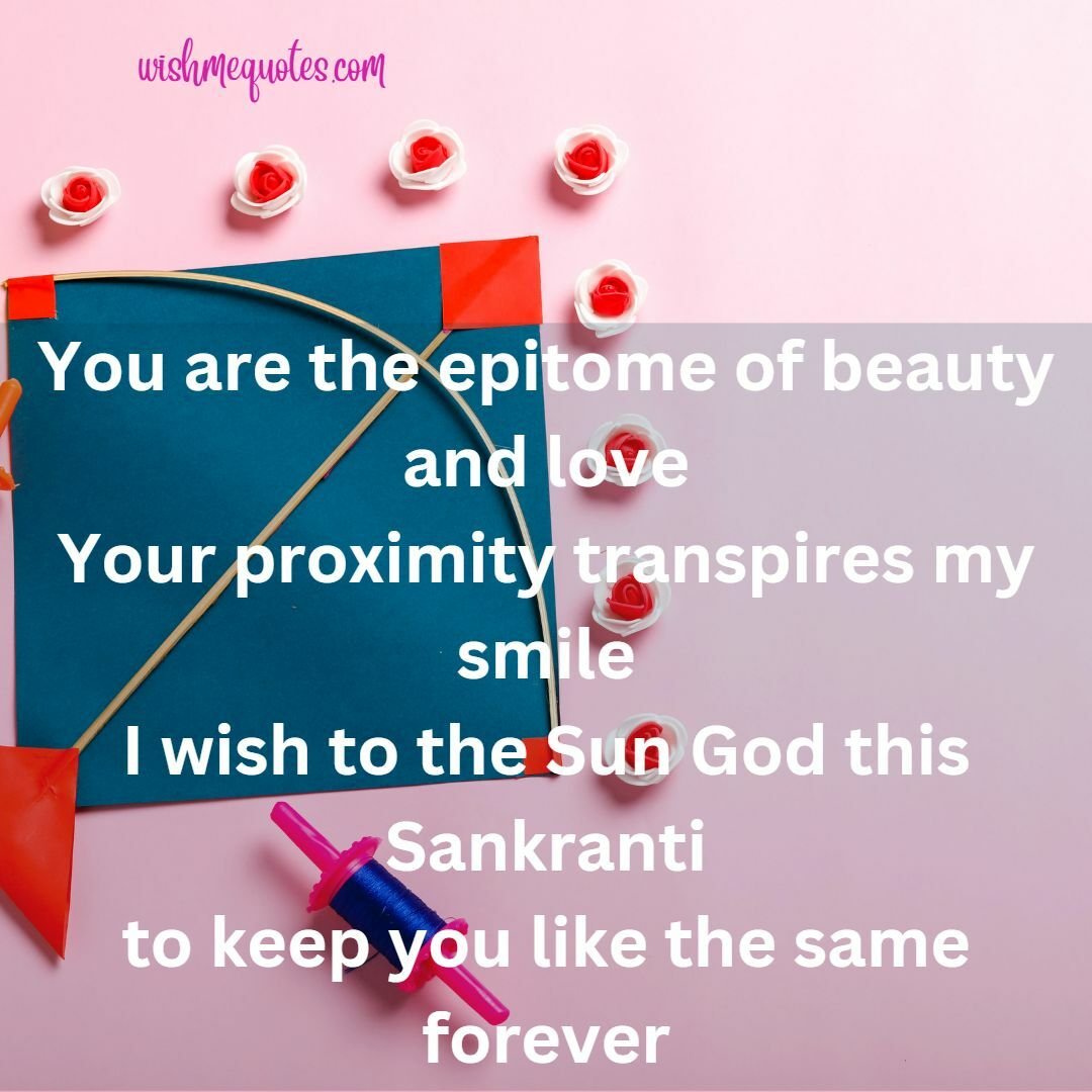 Makar Sankranti Quotes in English for Wife