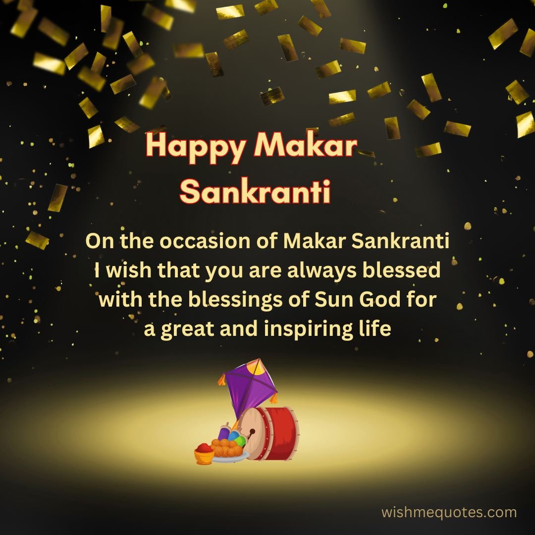 Makar Sankranti Wishes for Parents in English   