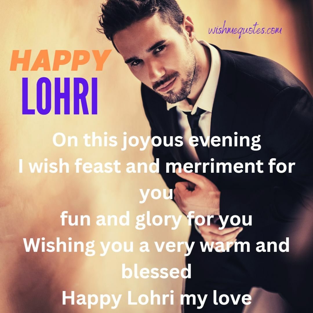 Happy Lohri Wishes for Boyfriend in English
