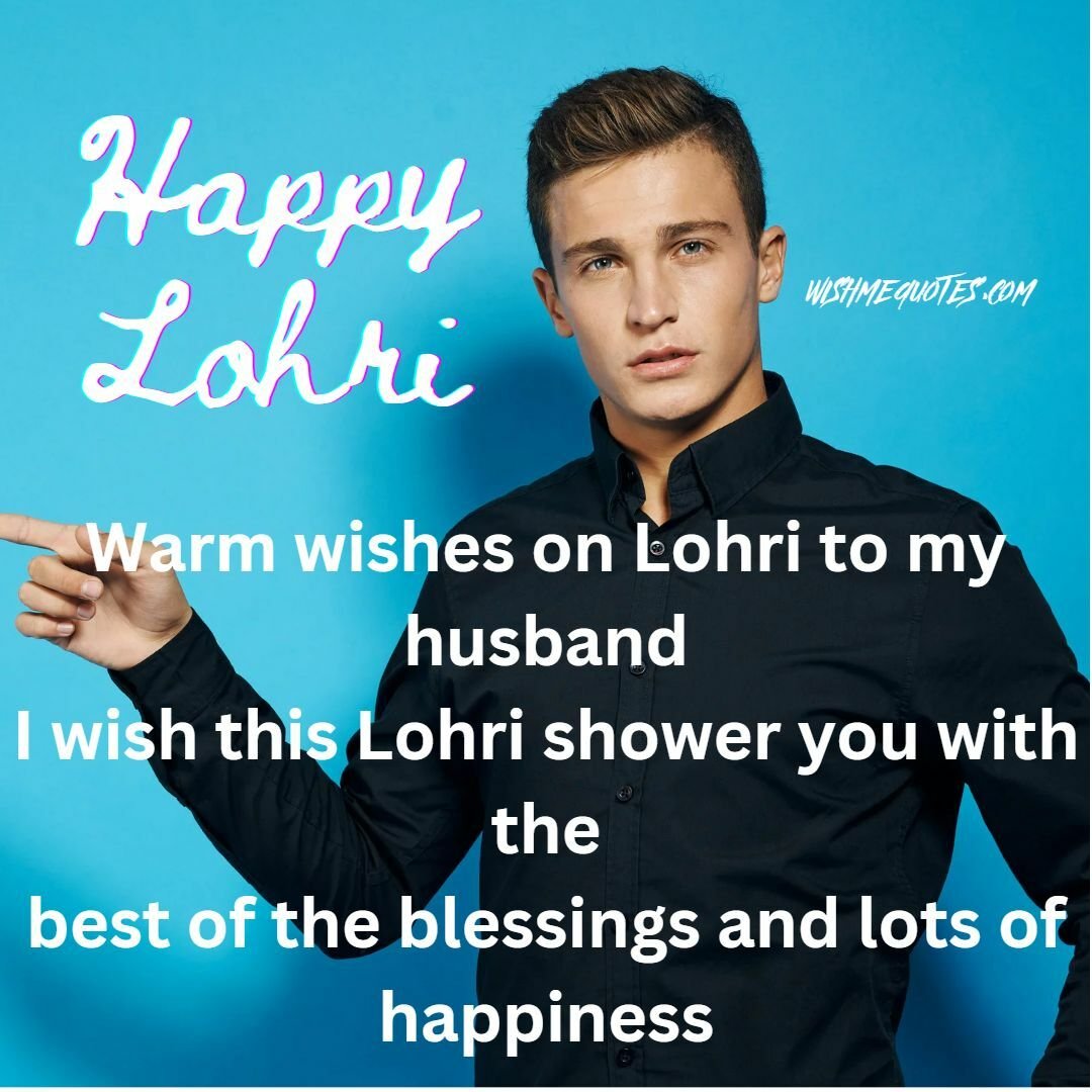 Happy Lohri Wishes for Husband in English