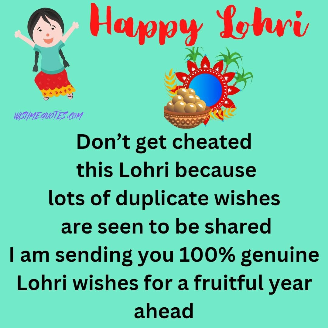 Funny  Lohri Wishes with Image