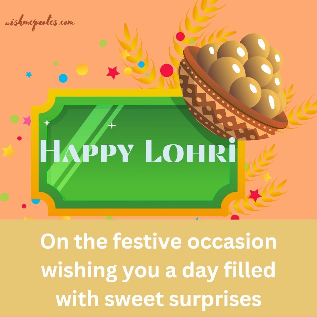 Happy Lohri in English For Teacher
