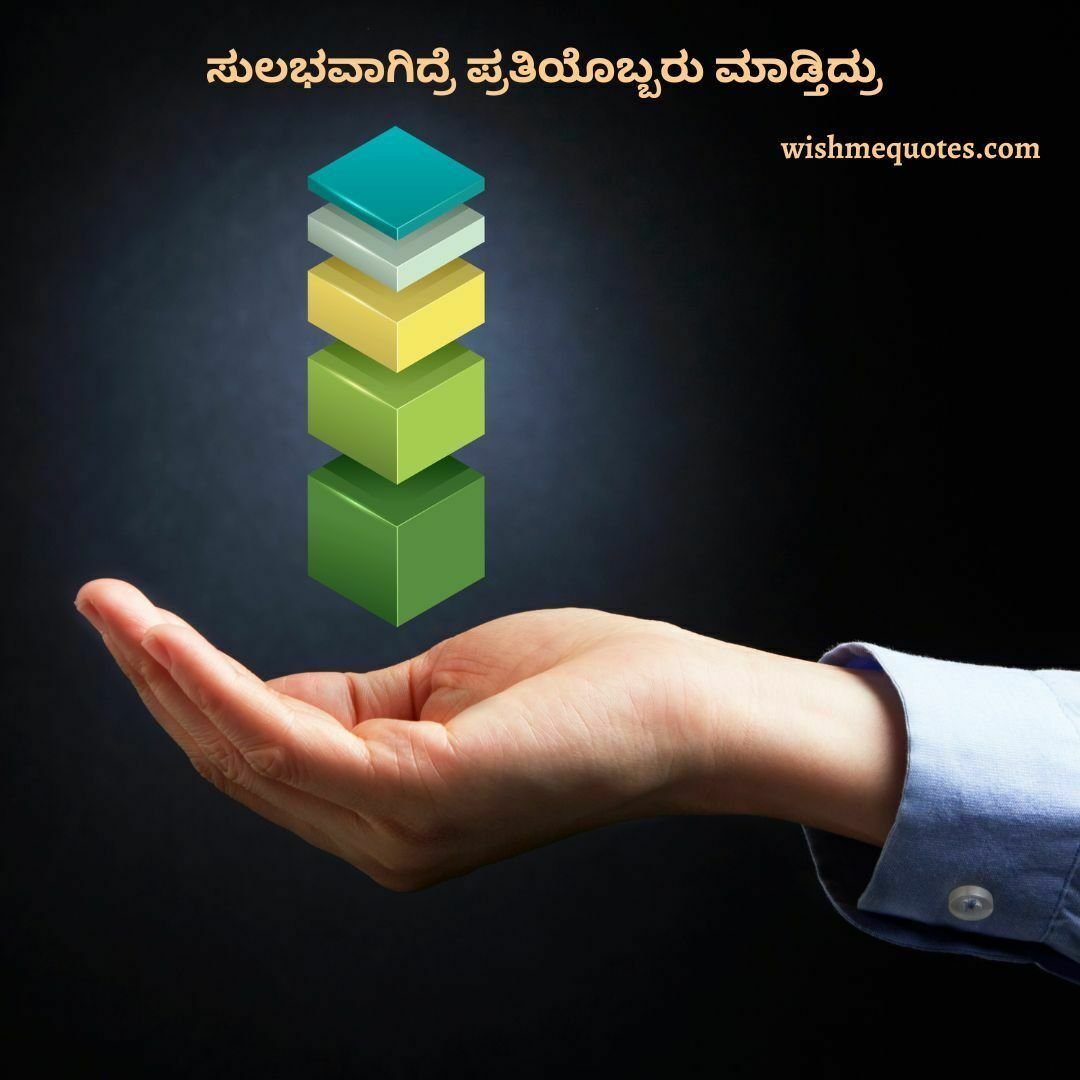 Success Motivational Quotes in Kannada
