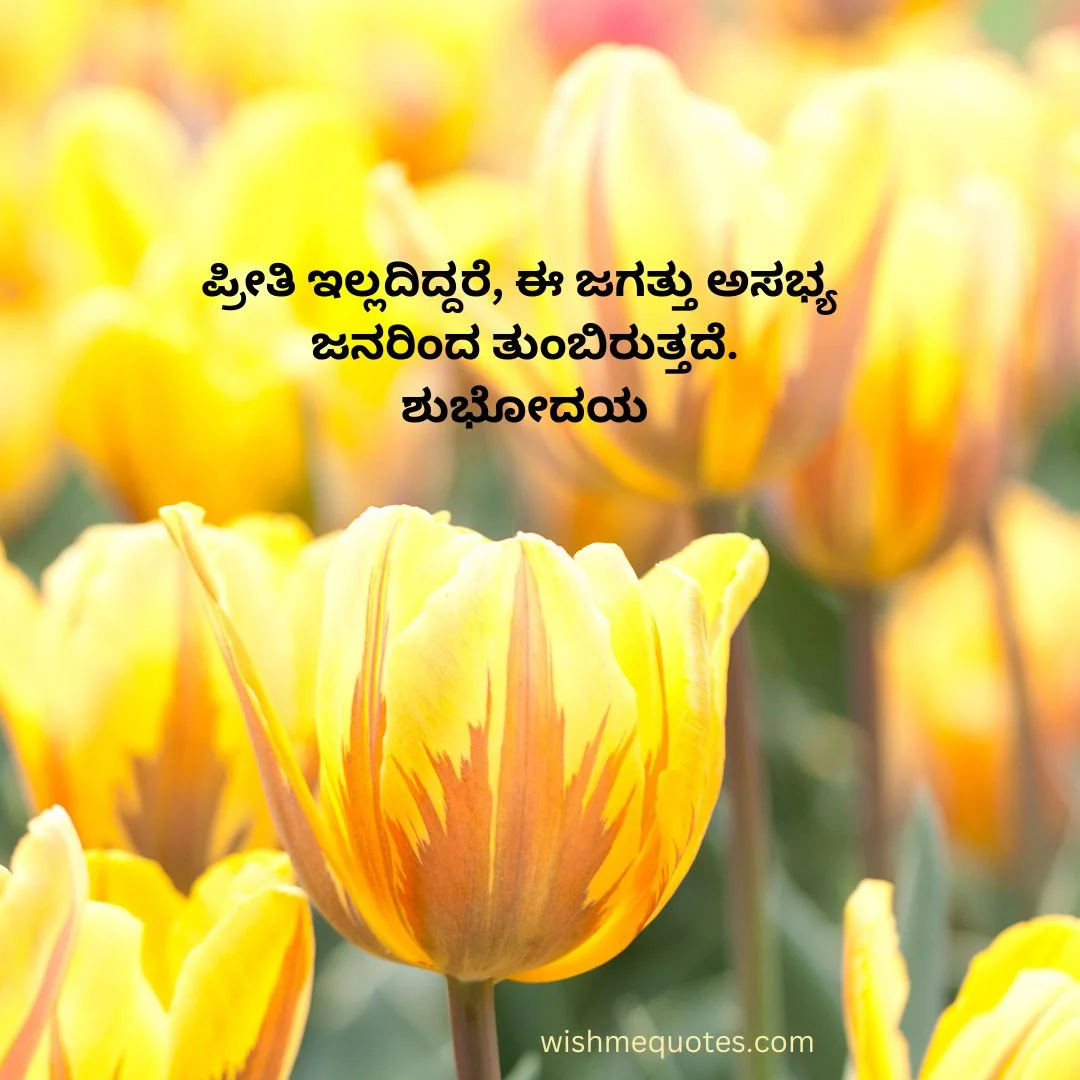 Good Morning Love Quotes In Kannada