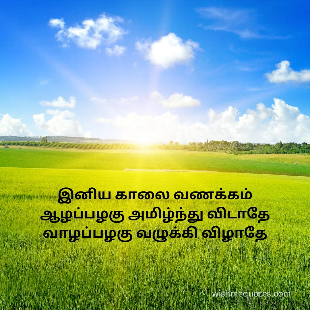 Good Morning Quotes In Tamil Words