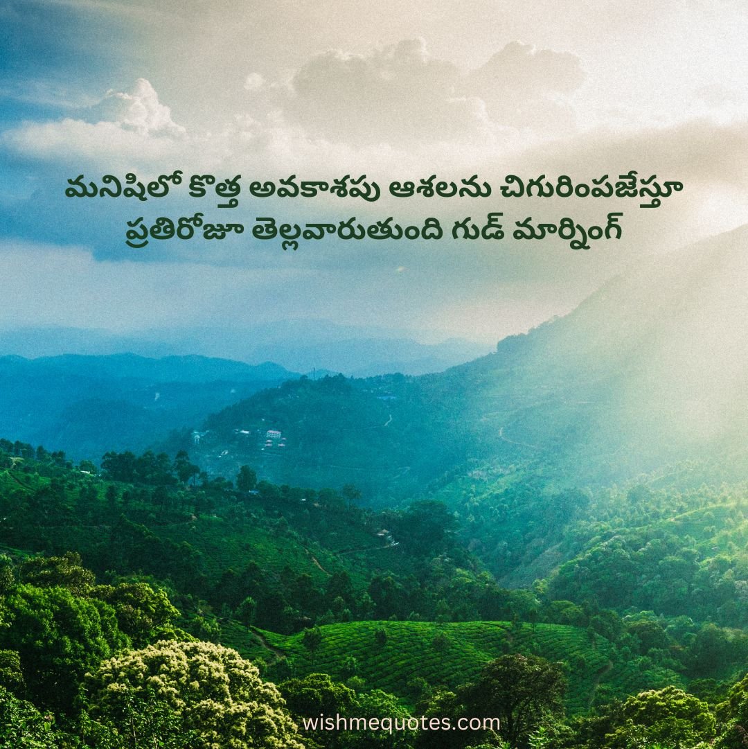 Good Morning Motivational Quotes In Telugu