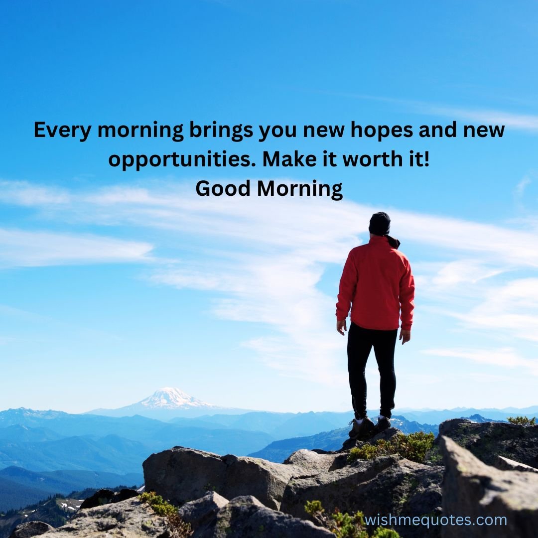 Motivational Good Morning Quotes in English