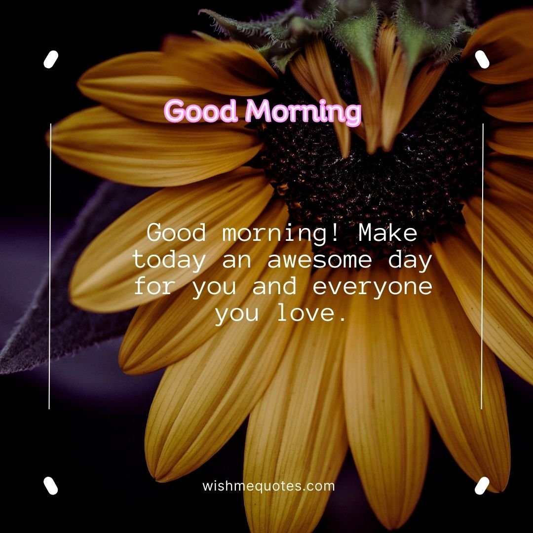 Good Morning Wishes in English