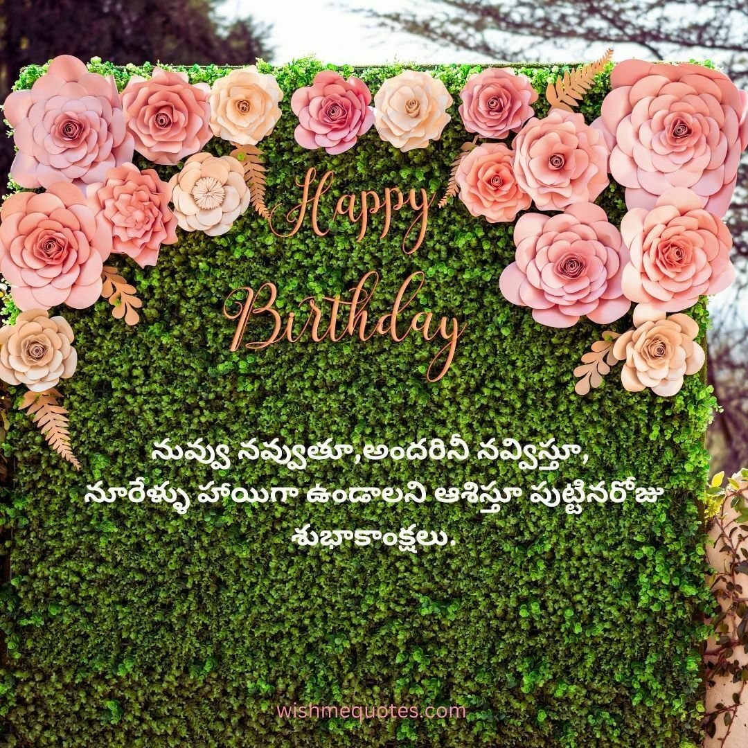 Happy Birthday Status In Telugu