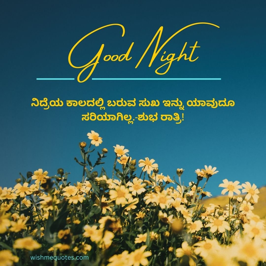 Good Night Quotes In Kannada