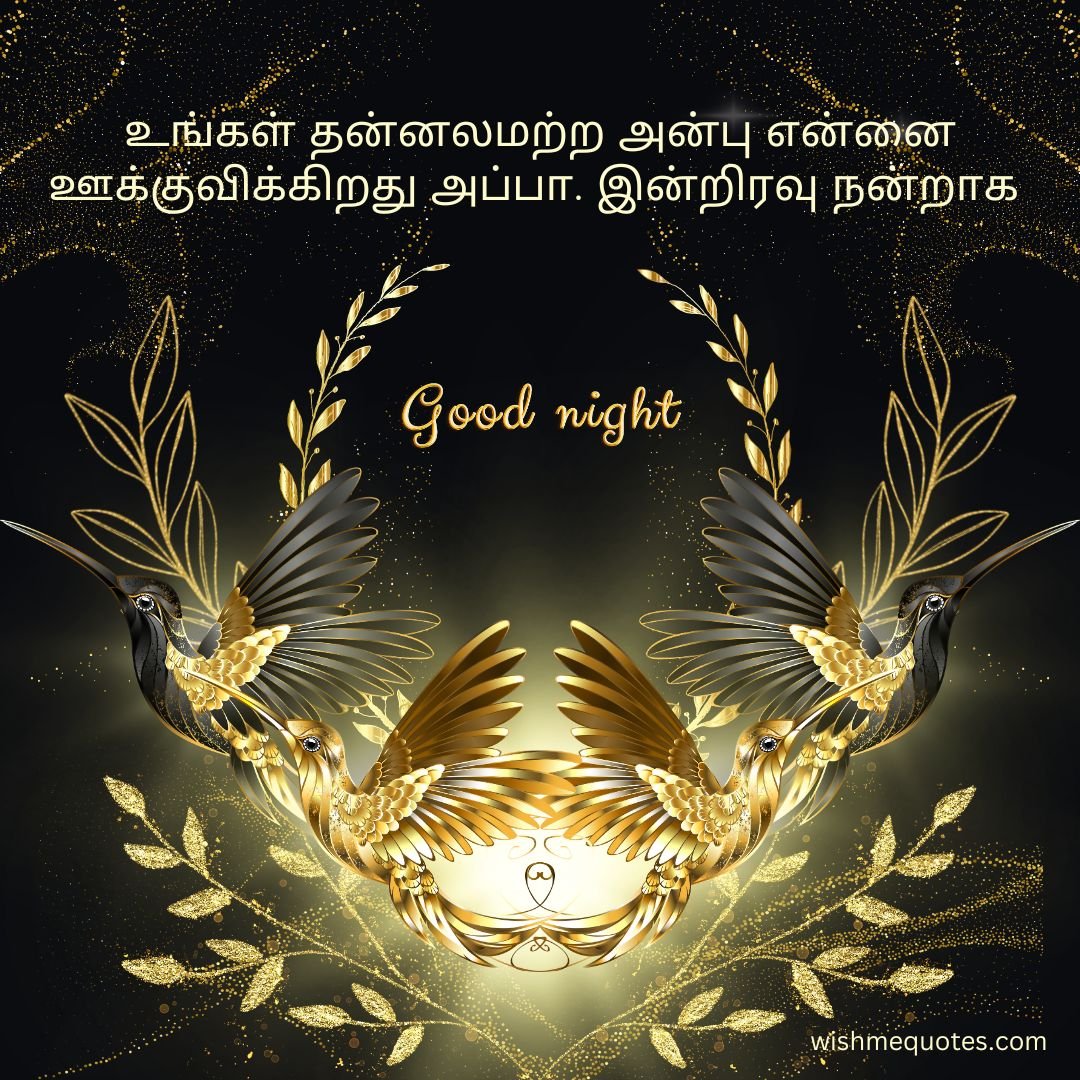 Good Night Wishes in Tamil For Father