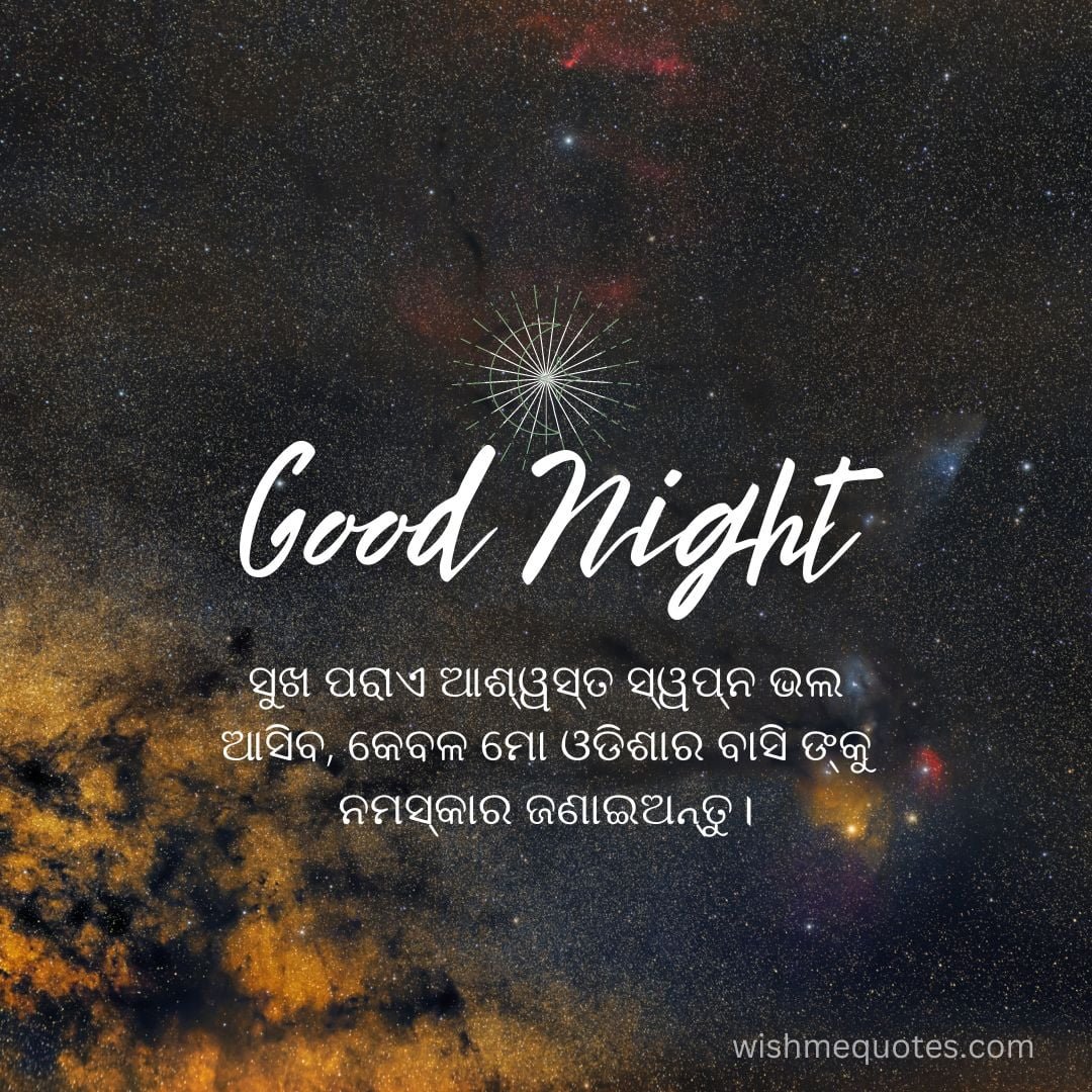 Good Night Quotes in Odia