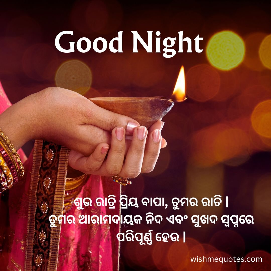 Good Night Wishes For Father in Odia